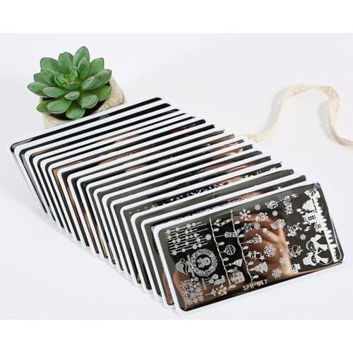 Halloween Christmas Nail Stamping Plates Nail Stamp Polish Image Nail Art Image 6.2*12.5 Konad Stamp Stamping Manicure Template