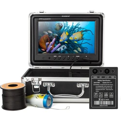 9 Inch 1200TVL Underwater Fishing Camera Fish Finder 12 Infrared LED Lamps 15M/30M/50M for Ice Sea Fishing