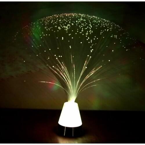Festive Decoration Colorful Fiber Optic Lantern Creative Night Light Led Starry Remote Control Fiber Optic Light