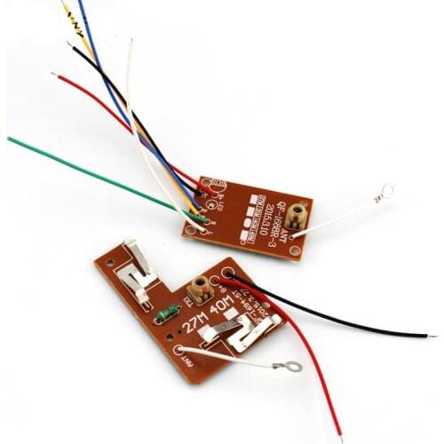 DIY RC Car Robot 4CH 27MHZ Remote Controller Transmitter Receiver Board With Antenna for DIY Toys Accessories