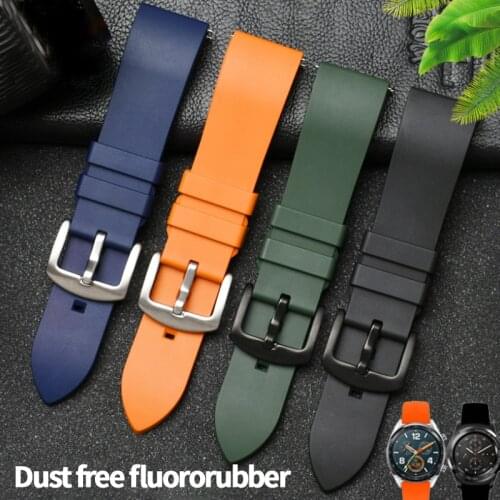 For Seiko IWC Men Watch Strap Rubber 22mm Watchbands TPU Dust-proof Butterfly Buckl Watch Bracelet Accessory TPSIV Silicone band
