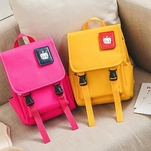 Anti-lost Children Cartoon Cat Backpack Kids Kindergarten School Shoulder Bag