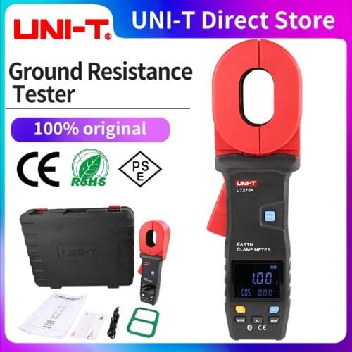 UNI-T UT273 Clamp Earth Ground Testers Resistance Leakage Current Auto Range Data Storage 1000Ω Earth Ground Resistance UT275