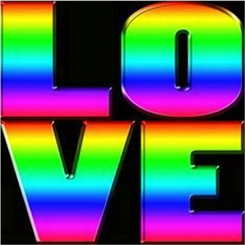 Embroidery diamond painting LOVE color icon full square diamond mosaic 5d resin round diamond art cross stitch