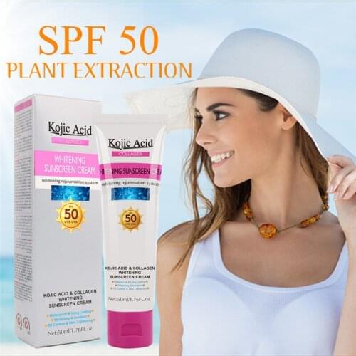 1pc Body Sunscreen Whitening Sun Cream SPF 50 Anti-Aging Oil-control Moisturizing Sunblock Skin Protective Cream TSLM1