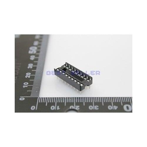 100pcs 18 Pin DIP SIP IC Sockets Adaptor Solder Type
