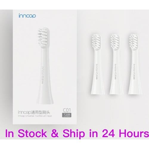 3/6pcs Original INNCAP Toothbrush heads Replacement Brush Heads For Mijia Inncap PT01 Electric Toothbrush
