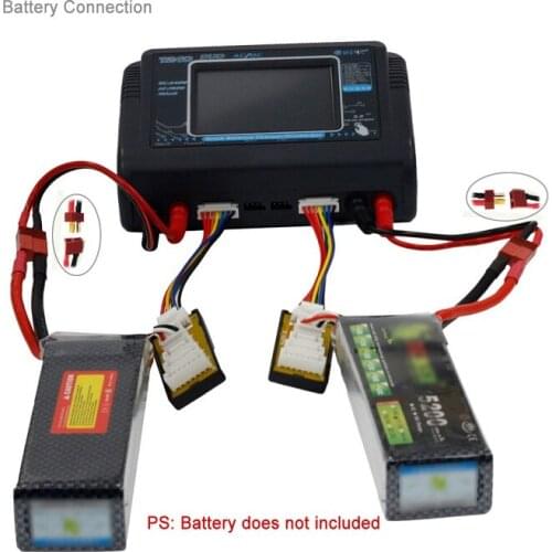 HTRC T240 DUO AC 150W DC 240W 10A dual-channel touch screen battery balance charger discharger RC model toy