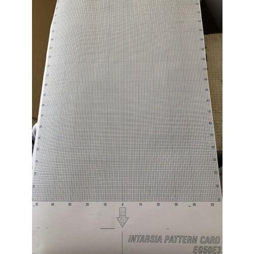 5pcs Intarsia Pattern card Blank tracking paper for Silver Reed Knitting machine accessory knitting machine part