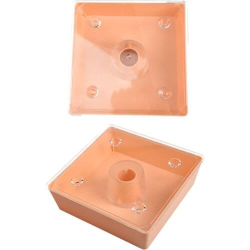 European Style Square Bee Feeder Waterer Large Capacity Honey Food Feeding Watering Tools Beekeeping Equippment Supplies