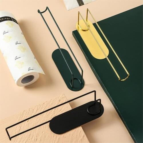 Kitchen Toilet Paper Holder Tissue Holder Hanging Bathroom Toilet Paper Holder Roll Paper Holder Towel Rack Stand