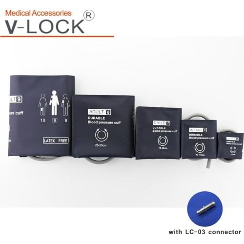 Free Shipping WelchAllyn Adult Arm Single Tube Reusable Blood Pressure Cuff without Connector