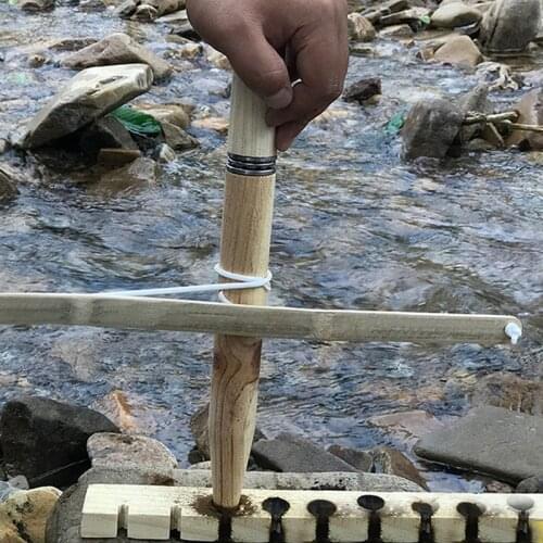 Bow Drill Friction Fire Starter Outdoor Survival Adventure Development Training Camping Equipment Emergency Gear Props