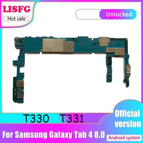 Free shipping Good Tested Original For Samsung Galaxy Tab 4 8.0 T330 T331 Motherboard With Android system Logic Main Board