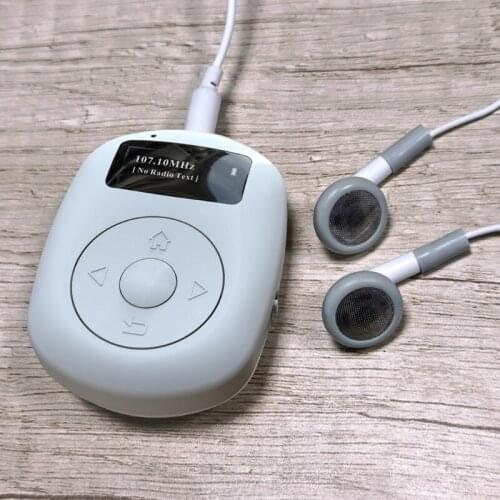 Rechargeable Clip Mini DAB/DAB+ Radio Sport Radio Receiver Support 3.5mm Earphone Bluetooth-compatible C7AA