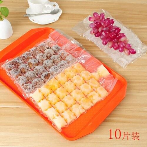 Self-made mold self-sealing disposable ice bag 10 pieces ice tray ice cube ice grinding tool ice tray bag ice molds