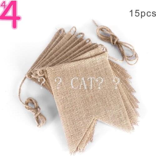 DIY Burlap Banner Hand Painted Wedding Party Decoration baby shower decorations