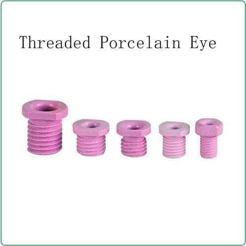 Hollow threading nozzle m8m12m14m16m18m20m24 for aluminum oxide ceramic screw with thread porcelain eye20M24