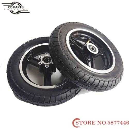 High Quality 10 Inch Electric Scooter Inflatable Inner and Outer Tire with Aluminum Alloy Wheel Hub 10x2(54-152) Disc Brake Tire