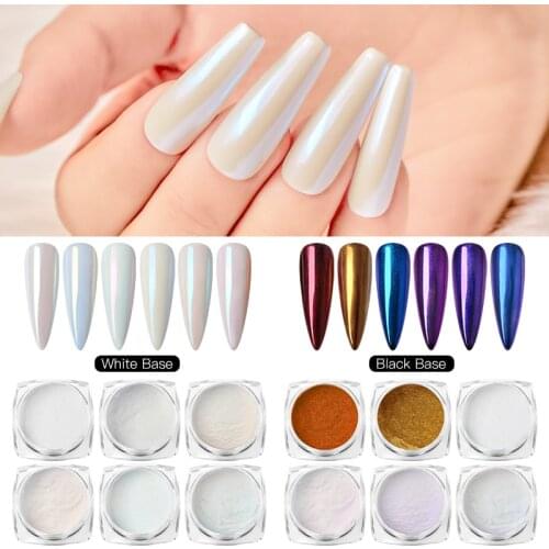 1 BOX Chameleon Mirror Laser Nail Glitter Powders Holographics Auroras Effect Nail Art Chrome Pigment Dust DIY Design Decoration