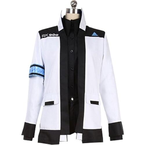 2019 Game Detroit Become Human Connor Cosplay Costume Coat adult costume halloween costume custom made Coat Jacket only