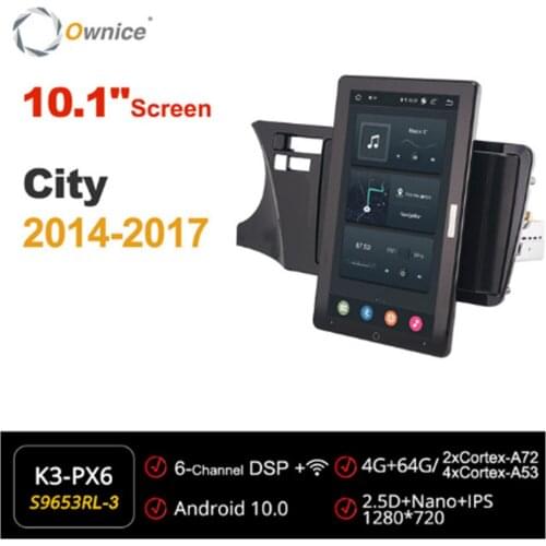 Ownice 720P Android 10.0 Car Radio ForToyota Land Cruiser 11 200 2007-2015 Video Auto Multimedia head Unit 10.1" IPS Rotatable