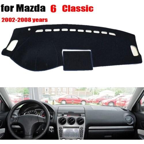 Car dashboard covers mat for Old MAZDA 6 2002-2008 Left steering wheel dashmat pad dash covers Instrument platform accessories