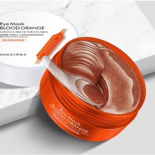 Blood Orange Eye Mask Moisturizing Firming Skin Remove Dark Circles Anti-Puffiness Gel Eye Mask Pro