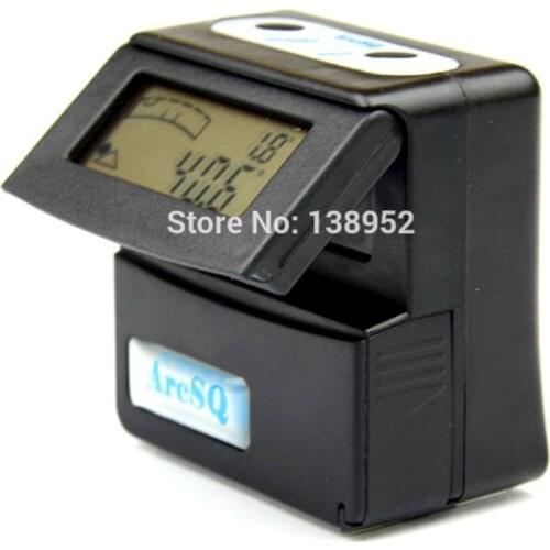 Mini Digital Inclinometer Level Angle Finder Tilt Gauge Bevel Box With Magnetic Base V Groove +/-180 Degree Range