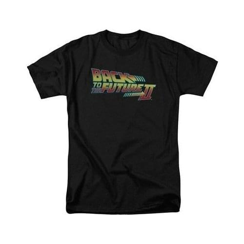 Back To The Future II Logo T-Shirt NEW