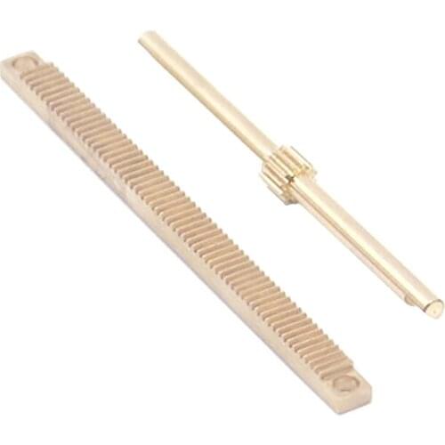 NEW-Astronomical Telescope Focuser Rack Shaft Set 0.5M Full Brass Focusing Gear and Axle DIY Replacement