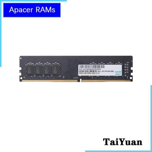 Apacer AMD Intel RAM DDR4 4GB 8GB 16GB 2133 2400 2666 3000 3200 MHz Memoria Desktop Memory 288pin New RAMs