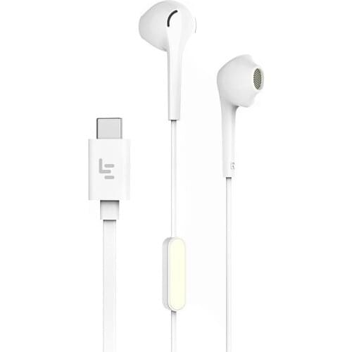 Original CDLA Earphone HiFi Chip inbedded Continual Digital Lossless Audio Type-C Plug Gold Galved Half-in-ear Mic Earphone