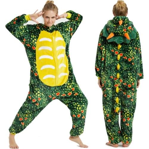 Animel Cartoon Dinosaur Kigurumi Pajamas Adult Unicorn Pyjamas Cosplay One Piece Onesies Woman Sleepwear Unicorn Pajamas