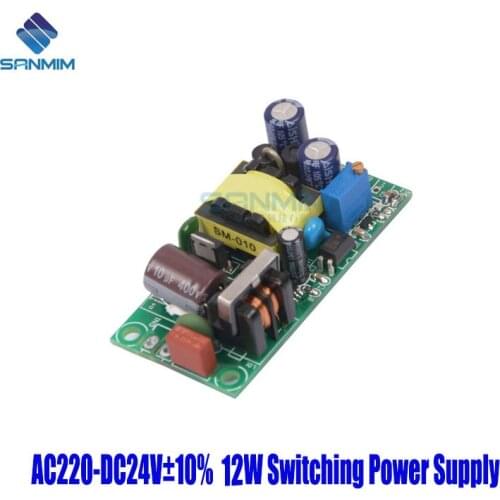 SANMIN AC220V-DC24V 0.5A 12W Power supply Isolated switch power supply module 220 to24v bare board PLE12C24V