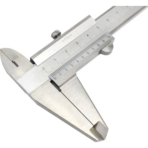 Vernier Caliper With Retailbox 0-200mm 0.02mm High precision Metal Calipers Gauge Micrometer Measuring Tools Multiple uses