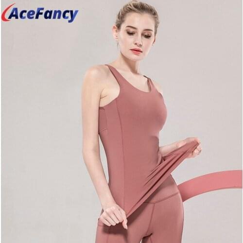 Sport Tank Top Women Yoga Gym Vest Top Fitness Sleeveless T-Shirt For Woman 18-066 Quick Dry Yoga Tank Top Clothes Sports Wear