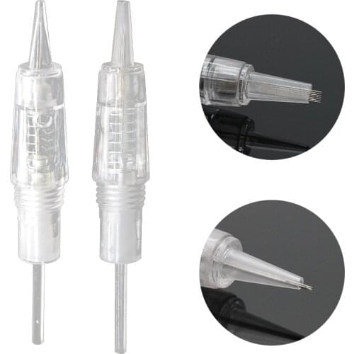 KZBOY Sterile Cartridge Needles with 0.30mm Diameter Microblading blades for Permanent Makeup Machines