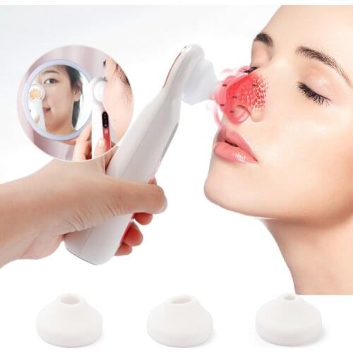 USB Visual Blackhead Remover Deep Nose Vacuum Suction Cleaner Pore Pimple Acne Removal N Times Magnification Tools