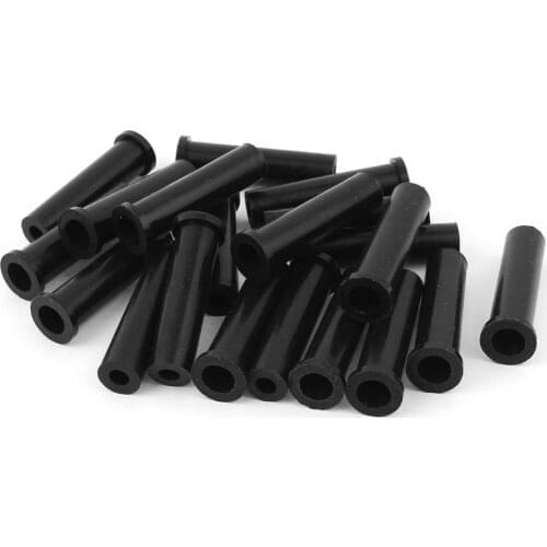 UXCELL Hot Sale 20Pcs/lot 50mm Long 10mm To 6mm Rubber Strain Relief Cord Boot Protector Cable Sleeve Hose For Power Tool