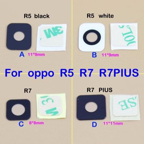 YuXi New Housing Back Camera glass Lens Cover with adhesive replacement For OPPO R5 R7 R7PLUS
