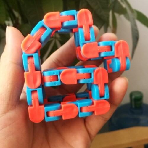 Funny Fidget Chain Stress Relief Toy For Children Kids Adult Bike Chain Fidget Spinner Bracelet Snake Puzzles Educatiaonal Toys