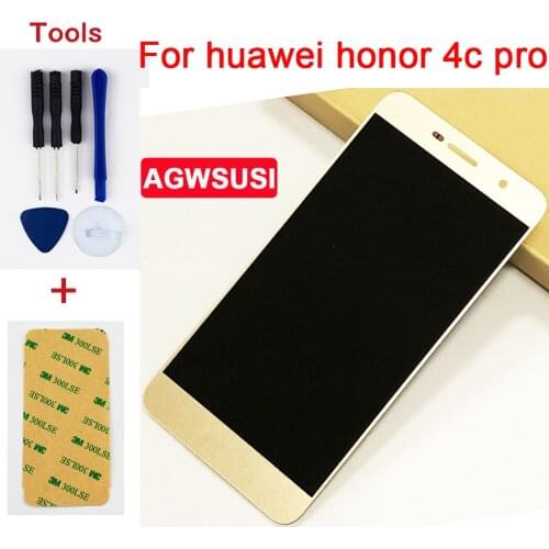 100% Tested For huawei honor 4c pro TIT-L01 Sensor Glass Touch Screen Digitizer + LCD Display Panel Monitor Module Assembly