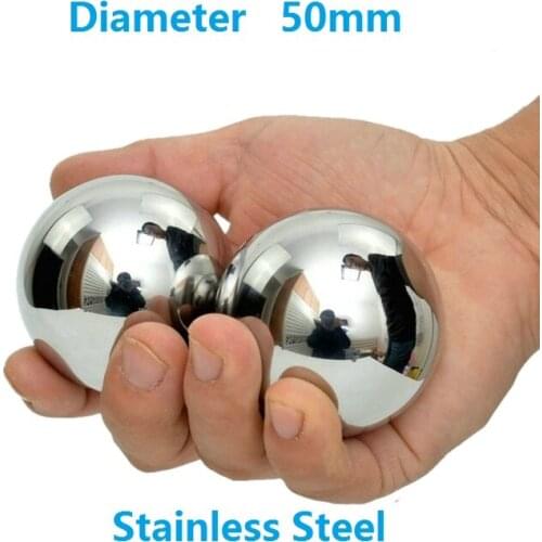 2pcs Diameter 50mm stainless steel balls SUS304 precision Dia 50 mm for bearing ball steel ball
