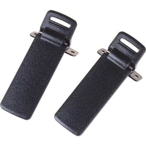 2Pcs Belt Clips Screws Walkie Talkie Spare Part Back Belt Clip For Baofeng UV-5R 2-way Radio UV5R