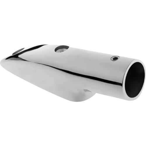 316 Stainless Steel 22mm Outer Diameter Rail End for Marine Boat Handrail