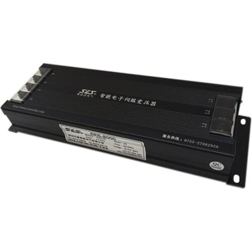 5.5KW direct sales 380v to 220V SES-8000 intelligent servo electronic transformer servo, frequency: 50/60HZ