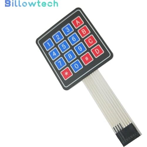 4 12 16 20 Key Button Membrane Switch 1x4 3x4 4x4 4x5 Keys Matrix Array Keyboard Keypad Control Panel DIY Kit For Arduino