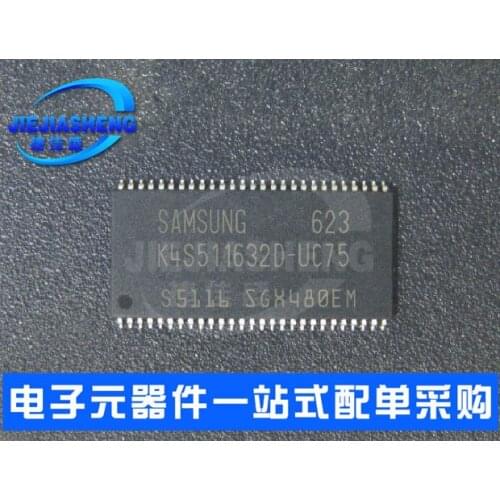 5pieces K4S511632D-UC75 :TSOP-54
