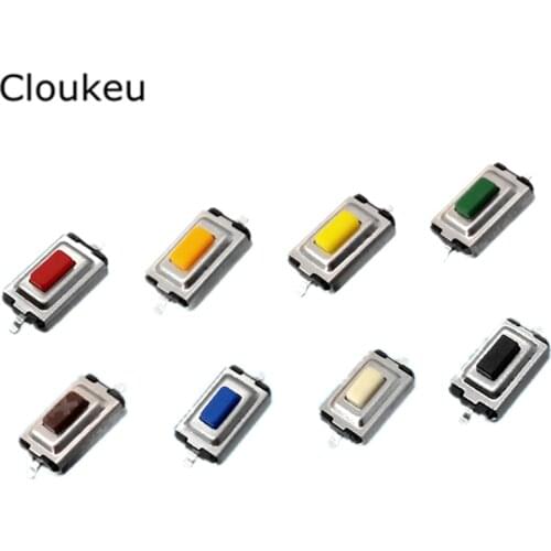 50Pcs Black 3*6*2.5mm SMD2 3x6x2.5 Touch micro Push Button Switch